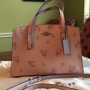 Coach Flower/Bow Charlie handbag